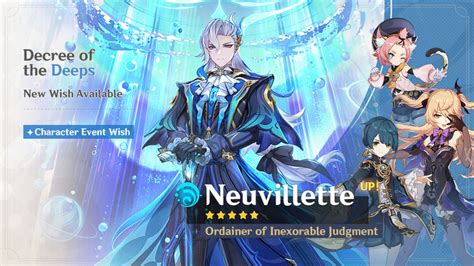 genshin next banner leak|Genshin Impact 5.2 Neuvillette banner 4